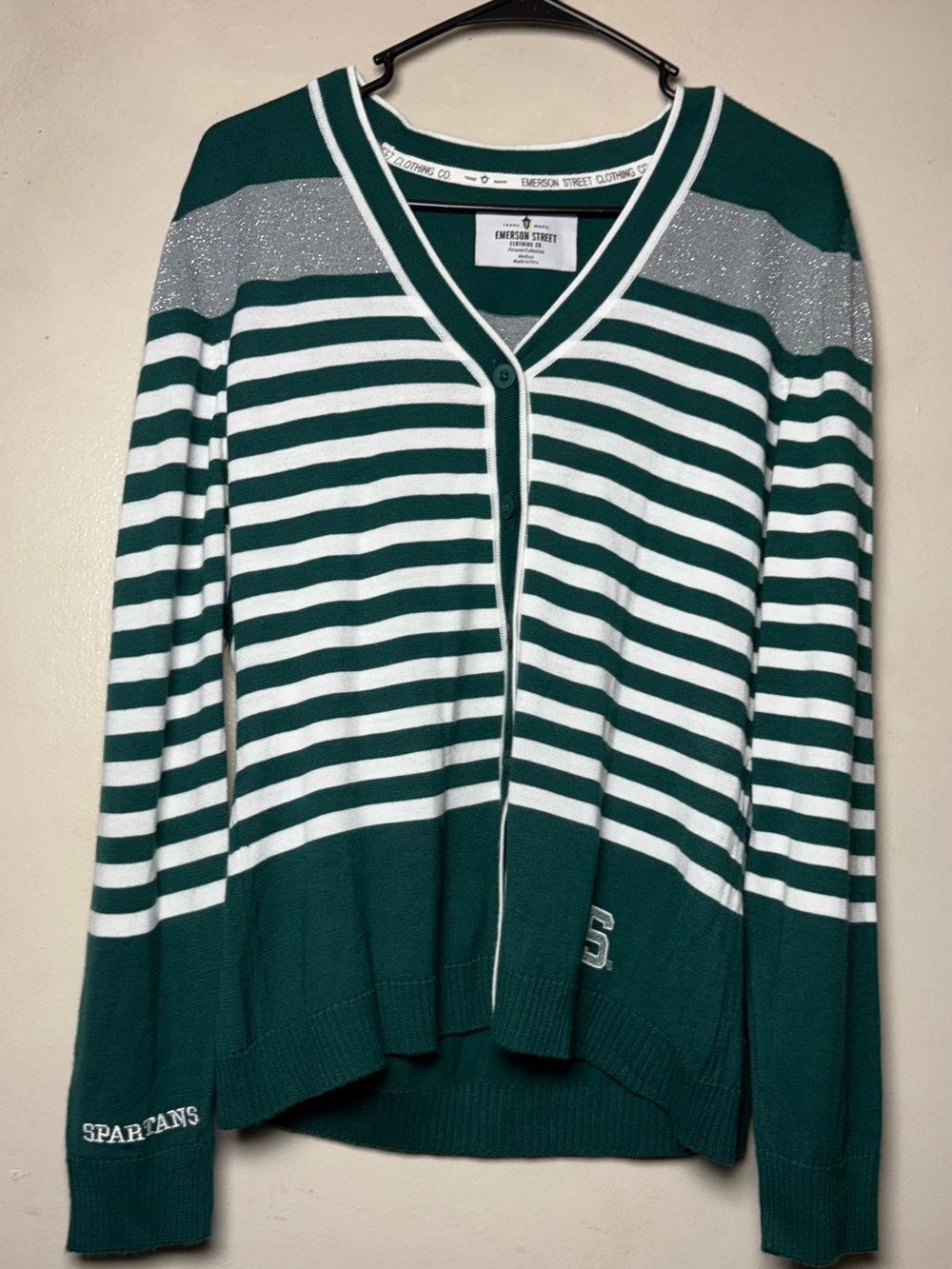 Emerson street Spartans cardigan